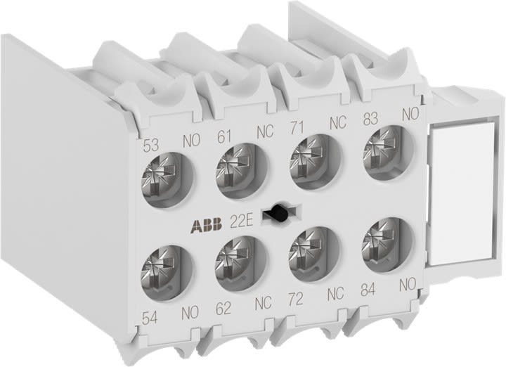 ABB - MACN413AR Blocs contacts auxiliaires 1NO/3NC- cosses- frontal
