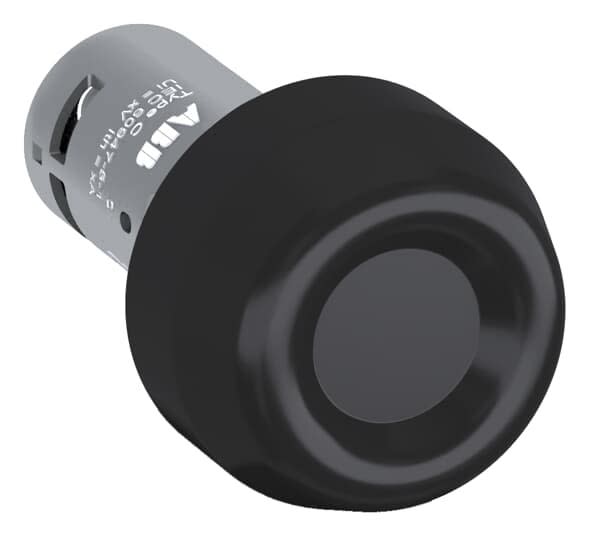 ABB - Bouton-poussoir à usage industriel noir 1NO 1Nc
