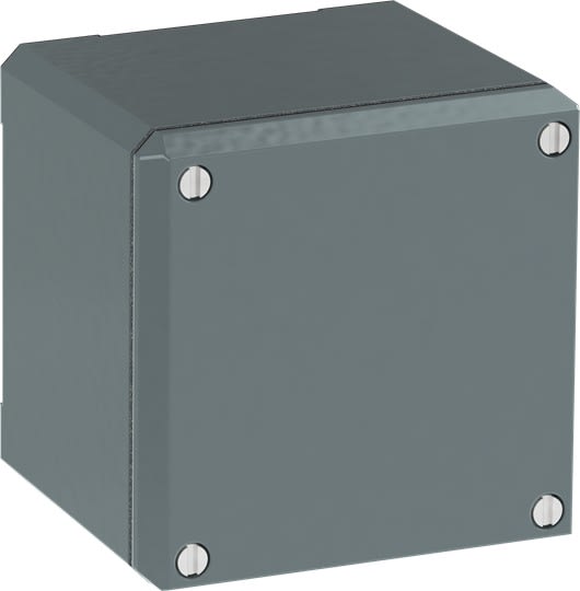 ABB - Boite à boutons à percer- Aluminium - pour 1 trou - IP66 - Sans perçage PE