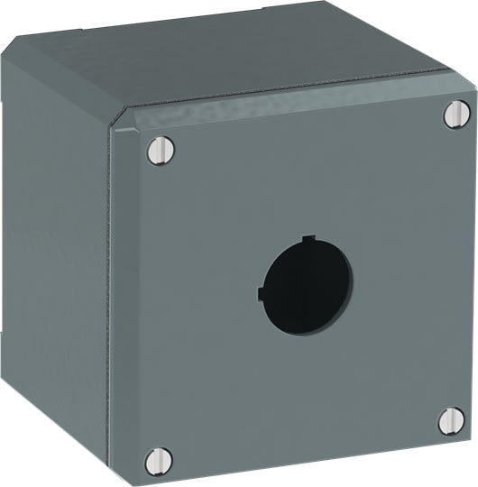ABB - Boite à boutons - Aluminium - 1 trou - IP66 - perçage PE