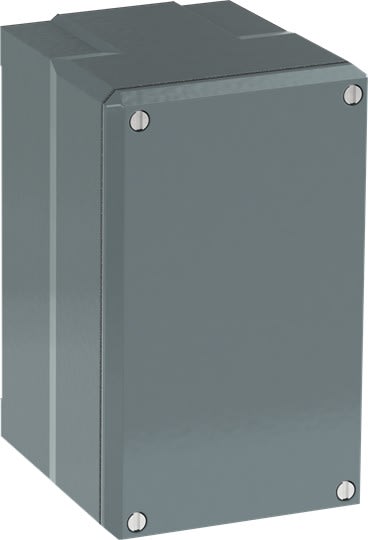 ABB - Boite à boutons à percer- Aluminium - pour 3 trous - IP66 - Sans PE - Profond