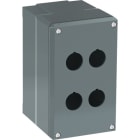 ABB - Boite à boutons Aluminium - 4 trous - IP66 - perçage PE - Socle profond