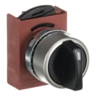 ABB - Boutons tournant 3-POS non-lumineux poignée courte Noir Fixe