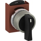 ABB - Boutons tournant 3-POS non-lumineux poignée longue Noir Fixe/A impulsion