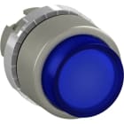 ABB - Bouton poussoir En saillie lumineux Bleu (lentille plastique)
