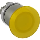ABB - Bouton poussoir coup de poing 40MM Jaune déverouillage traction lumineux