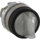 ABB - Boutons tournant 3-POS lumineux poignée courte Transparent Fixe/A impulsion