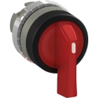 ABB - Boutons tournant 2-POS lumineux poignée longue Rouge Fixe
