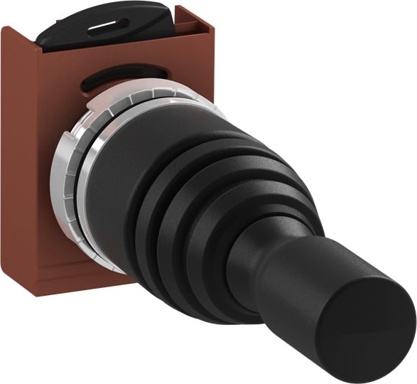 ABB - Joystick 2 positions (sans fonction accrochage) - Fixe / A impulsion - Noir