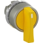 ABB - Boutons tournant 2-POS non-lumineux poignée longue Jaune Fixe