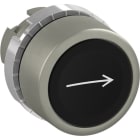 ABB - Bouton poussoir - Non lumineux - Affleurant - Noir - Marquage -->