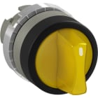 ABB - Boutons tournant 3-POS lumineux poignée courte Jaune Fixe
