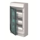 ABB - Mistral65H- Coffret Etanche-3R x 12 modules-Porte Transp.-RAL7035-750°c+Borniers
