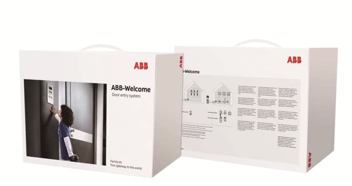 ABB - welcome m kit vidéo mini platine plus 2 appels