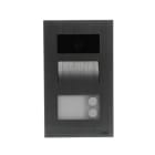 ABB - Welcome M mini Platine Vidéo Saillie 2 Appels Finition Alu