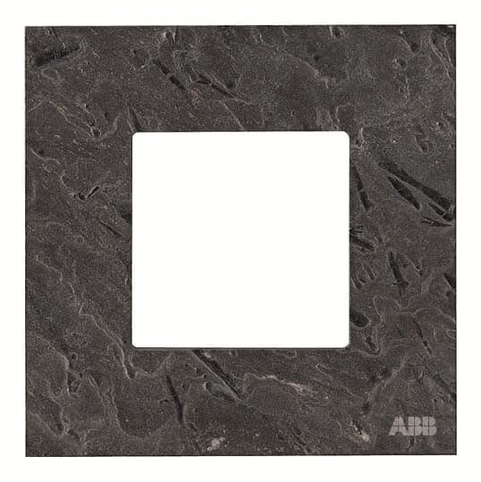 ABB - Zenit Plaque de Finition 2 modules Ardoise