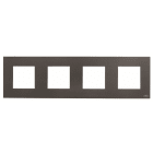 ABB - Zenit Plaque de Finition 4X2 modules Anthracite