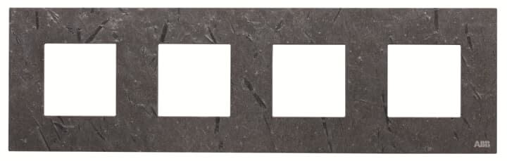 ABB - Zenit Plaque de Finition 4X2 modules Ardoise