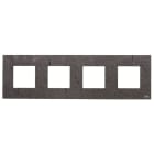 ABB - Zenit Plaque de Finition 4X2 modules Ardoise