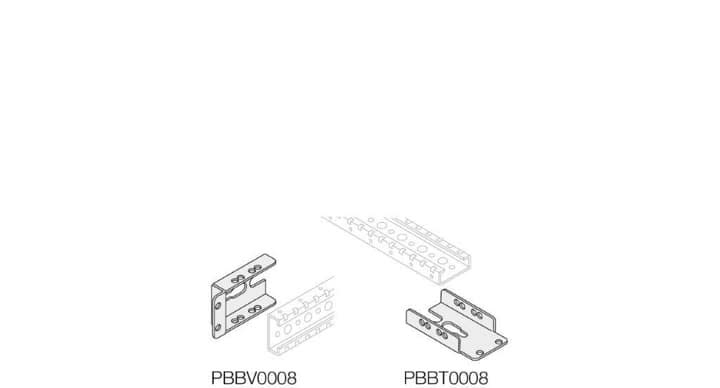 ABB - Pattes de Fixation Traverses-Jeu de barre Horiz. Haut/Bas (x8)