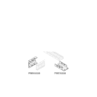 ABB - Pattes de Fixation Traverses-Jeu de barre Horiz. Haut/Bas (x8)