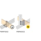 ABB - Équerres pour Fixation pour neutre (x2)