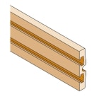 ABB - Barre Cuivre Profilee In=1600A L=1750mm (x1)