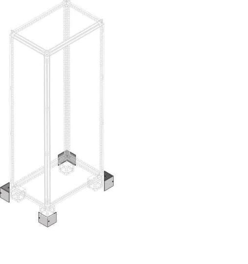 ABB - Habillage en Coin de Socle H=100mm (x4)