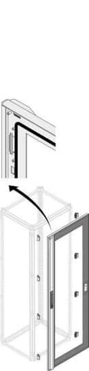 ABB - Porte IP65 Transparente 36 Mod H=2000mm L=1000mm (x1)