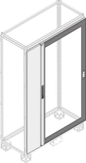 ABB - Porte Double IP30/40 Transparente H=1800mm L=1000mm (x1)