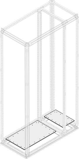 ABB - Plaque Passe-Cable pleine IP65 gaine Interne pour PTBO1291