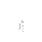ABB - Support Plastron Pivotant H=2000mm L=600mm (x1)