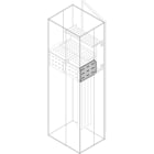 ABB - Side Vert. Segregation Rear Int. Up. H=225mm D=900mm