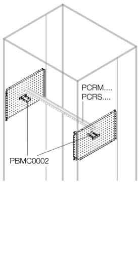 ABB - Mod.Lat.Raccord.Câbles H=225mm P=700mm (x2)