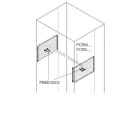 ABB - Mod.Lat.Raccord.Câbles H=225mm P=700mm (x2)