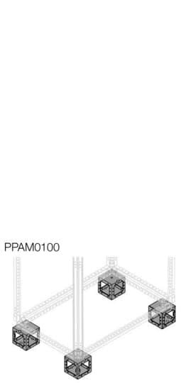 ABB - Socle H=100mm A Monter (x4)