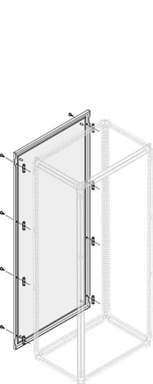 ABB - Habillage de fond IP65 H=1800mm L=800mm (x1)