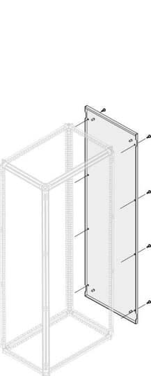 ABB - Panneau latéral plein IP30/40 H=1800mm P=900mm (x1)