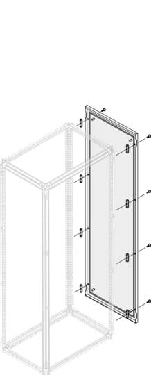 ABB - Panneau latéral plein IP65 H=2000mm P=900mm (x1)