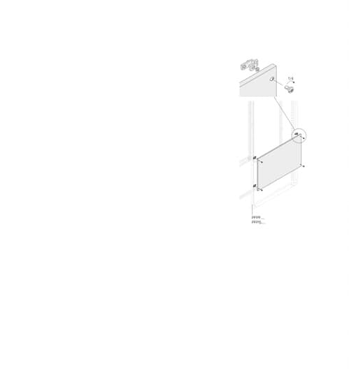 ABB - Plastron plein H=300mm L=1000mm (x1)