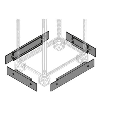 ABB - Habillage de Socle Avant/Arriere H=100mm L=600mm (x2)