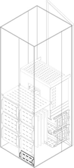 ABB - Ségr.Ver.Arrièr.H=150mm L=400mm Mi