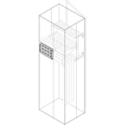 ABB - Rear Vert.Segr. Outputs Si de Rear Int.Up. H=250mm W=600mm
