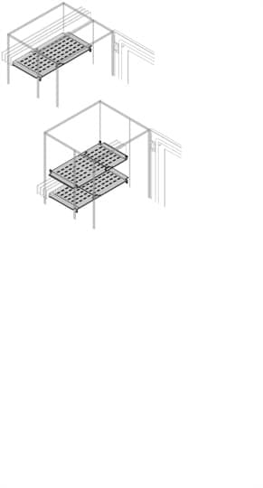 ABB - Rear Vert.Segr. Full-Width NO Rear Int.Up. H=300mm W=600mm