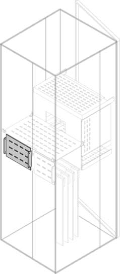 ABB - Rear Vert.Segr. Outputs Si de Rear Int.Up. H=300mm W=600mm