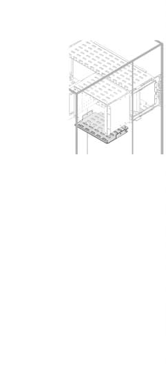 ABB - Horizontal Shelf For W=400mm Cubicles Position 2