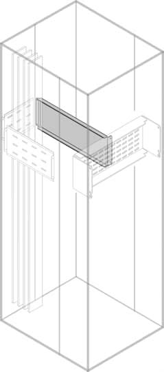ABB - Terminals Vert. Divider Blind Cell H=50mm D=900mm