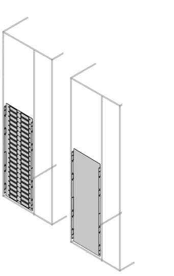 ABB - Clois.Vert.2B Pleine-Partie Arr. H=1000mm D=500M (x1)