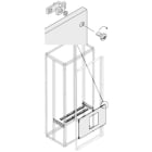 ABB - Kit Vert. 2Xe1.2 3/4P Debro Chariot H=500mm L=1000mm