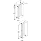 ABB - Plaque de montage Complet. H=1800 L=800 (x1)